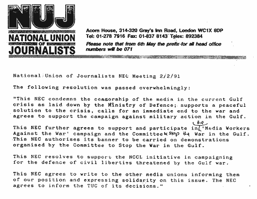 National Union of Journalists